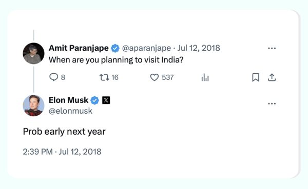 Indians who paid $1,000 for a Tesla pre-order in 2016 never received a car — but it's not so easy to get the money back