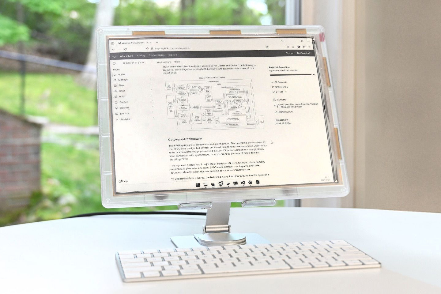 Анонсированный монитор E-ink Modos Paper — низкая задержка, несколько режимов и открытый код