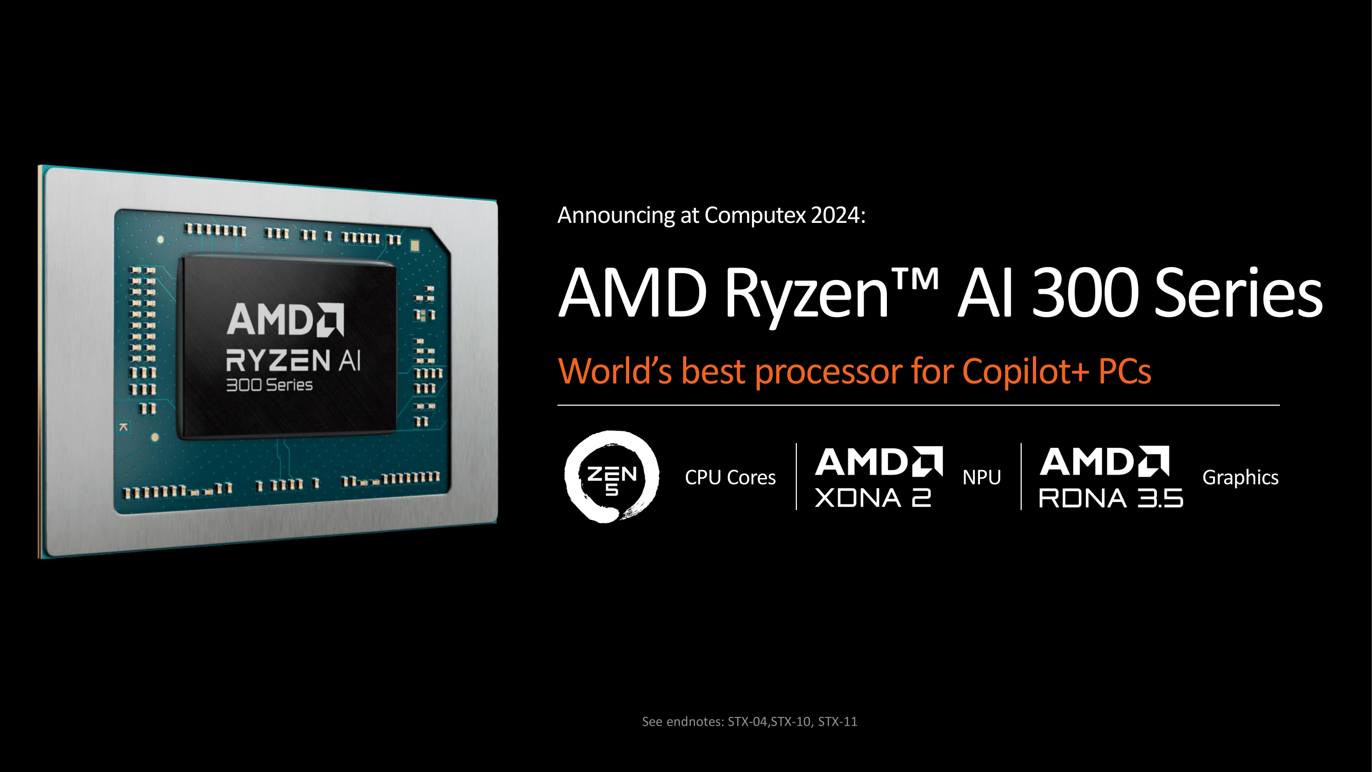 AMD Ryzen AI 300 Zen 5 RDNA 3.5 Strix Point