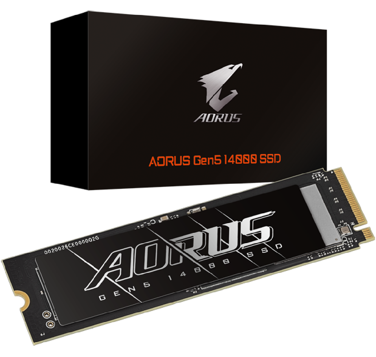 Gigabyte представила SSD Aorus Gen5 14000 для M.2 PCIe 5.0 — до 14 500 МБ/с, 3D-TLC NAND, вбудований кеш DDR4