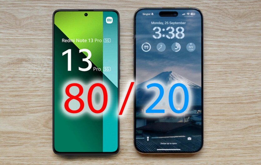 Принцип Парето при виборі смартфона, або iPhone проти Xiaomi