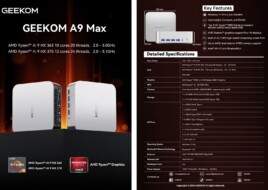 Geekom розкрила характеристики Intel Core Ultra 200H (нових мобільних процесорів) в анонсі міні-ПК