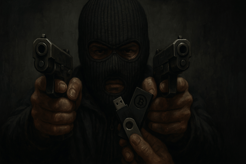 Flash drives, crypto, two guns: how digital wealth is turning people into human targets
