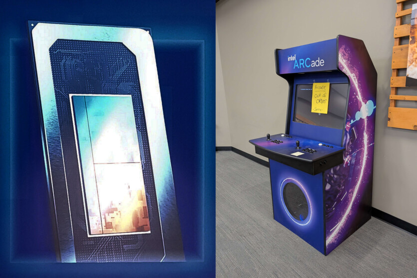 Intel shows Panther Lake in action and… ARCade slot machine