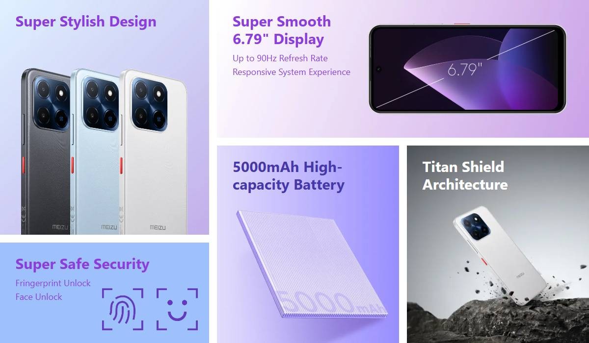 Велике повернення Meizu — Note 22 4G, mblu 22 та 22 Pro вийшли на глобальний ринок