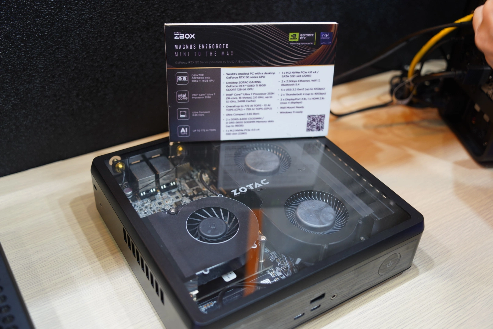 Zotac показала міні-ПК з десктопною NVIDIA RTX 5060 Ti