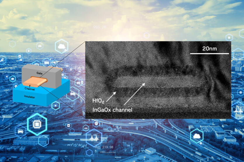 Indium oxide replaces silicon in a new transistor by Japanese scientists
