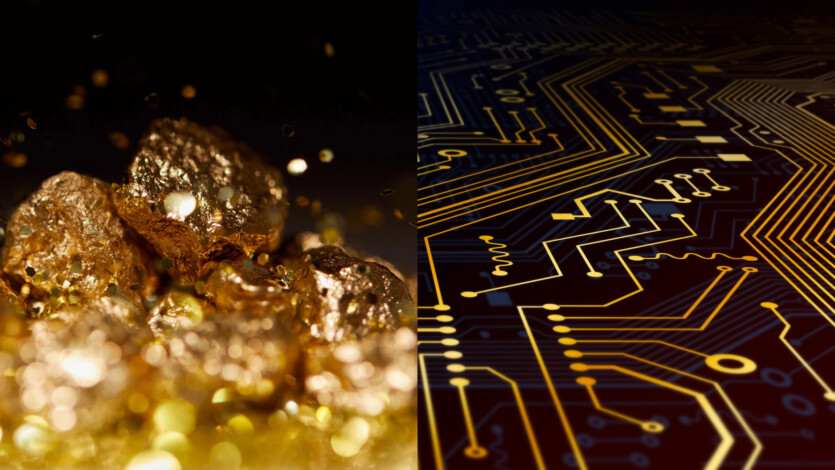 Researchers improve gold extraction from old electronics