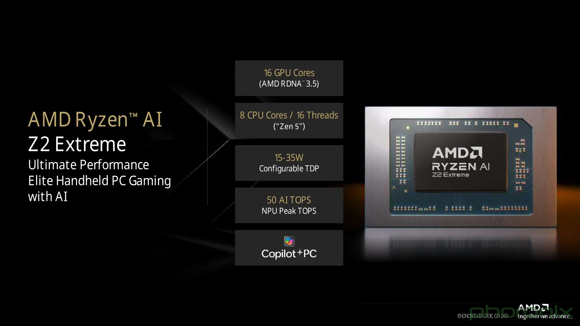 AMD створила Ryzen AI Z2 Extreme та Ryzen Z2 A — APU для портативних ігрових консолей