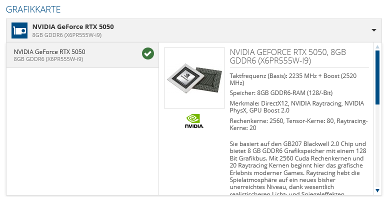 Детальні характеристики NVIDIA RTX 5050 для ноутбуків з’явилися у мережі — за кілька днів до ймовірного релізу