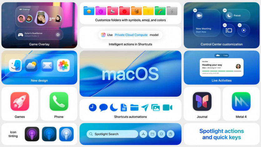 Apple unveiled macOS Tahoe 26 — new design, iPhone on Mac, and a bunch of surprises