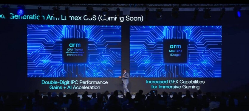 New ARM Travis cores — increase in instructions per clock cycle instead of frequency increase