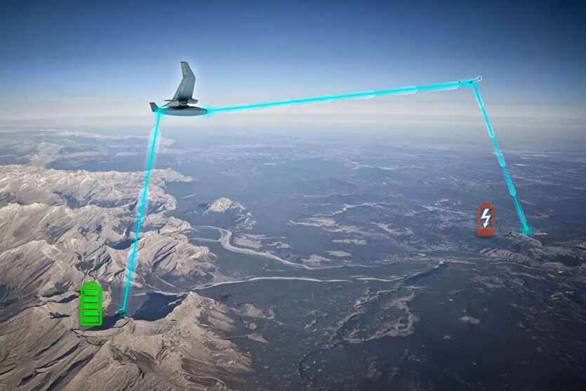 Wireless power record: laser transmits 800 W over 8.6 km
