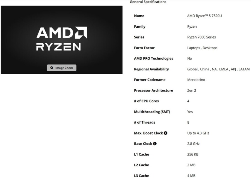 AMD представила чип Ryzen AI 5 330 для доступних ноутбуків