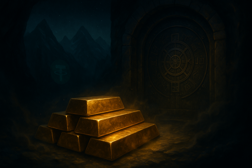 A crypto is a crypto, but Tether is storing 80 tons of gold worth $8 billion in a secret vault