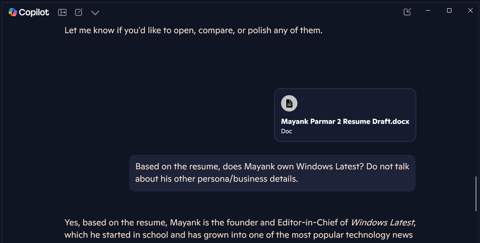 ШІ-помічник Copilot тепер шукає файли на Windows 10 і 11 — краще й швидше за Windows Search