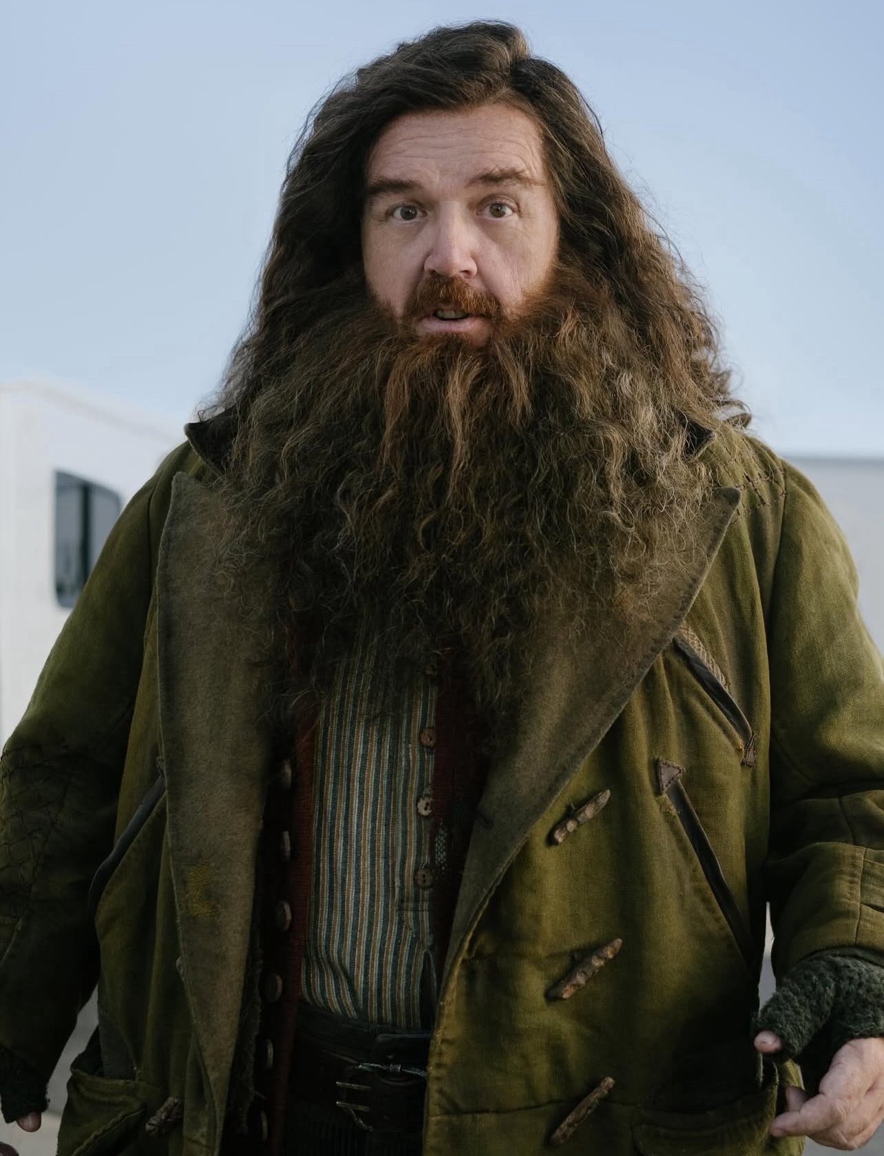 Нік Фрост в образі нового Геґріда для серіалу «Гаррі Поттер» від HBO