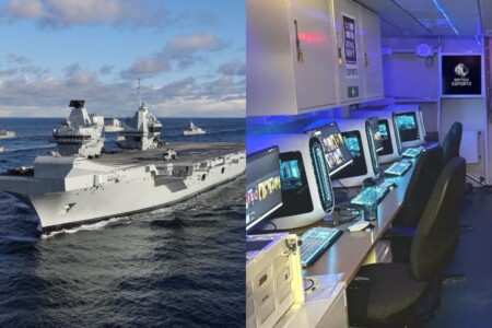 Британські ВМС збудували «люксову» ігрову кімнату на авіаносці — з десятком Alienware Aurora R15 і відеокартами RTX 4080