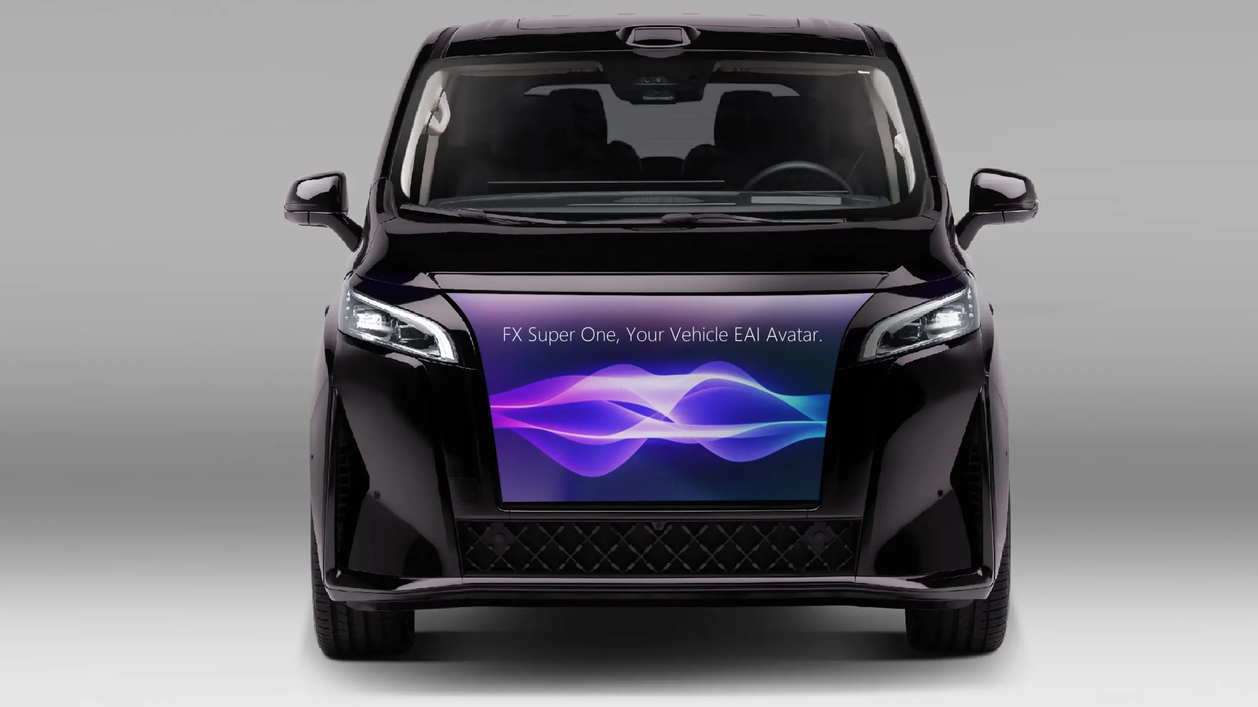 FX Super One — мінівен майбутнього від Faraday Future з ШІ, масажем та екраном на радіаторі