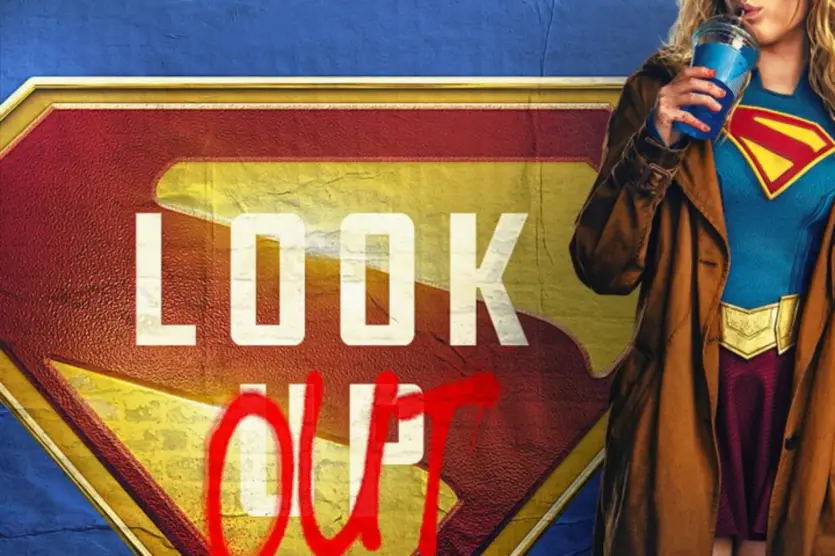 The first official shot of Mila Alcock in the «Supergirl» — costume as in the comics, but there are questions about the coat