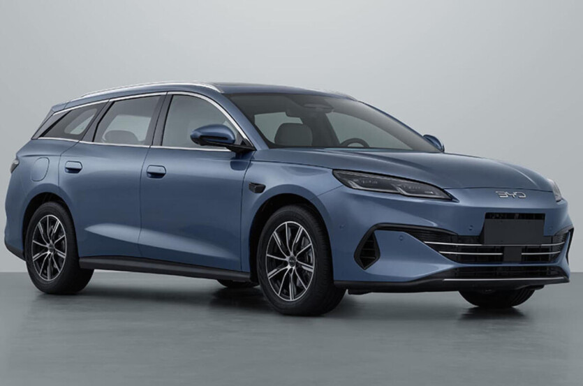 New BYD Seal 06 DM-i hybrid wagon with a range from Kyiv to Amsterdam starting at $15,300