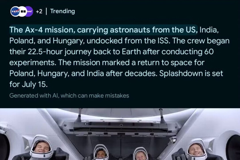 AI reviews are added to Google Discover — even less traffic for news sites
