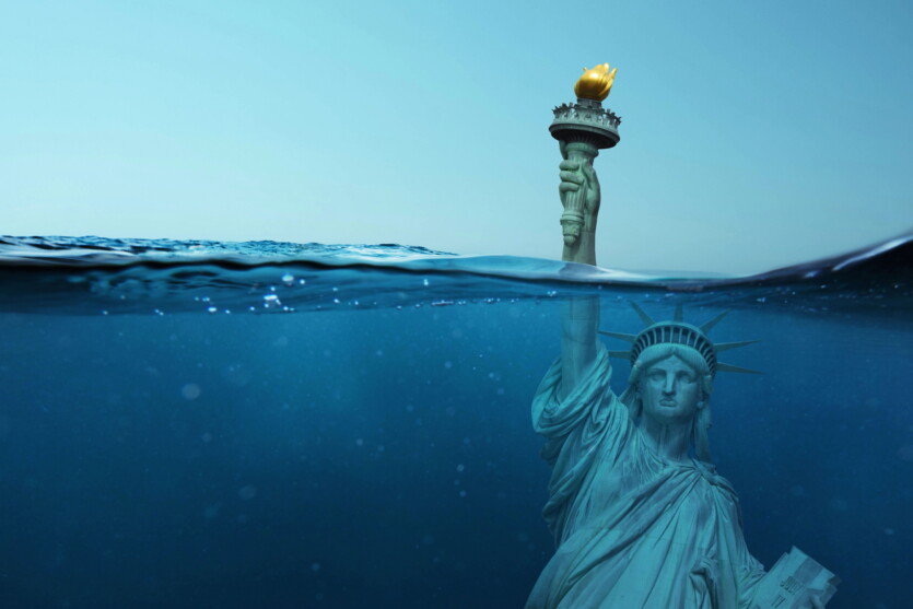 Sea levels are rising due to land, not glaciers, — study