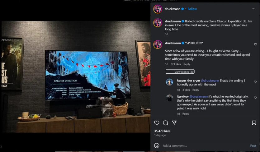 Творець The Last of Us назвав свою улюблену RPG 2025 року: «Одна з найкреативніших історій, в які я грав»
