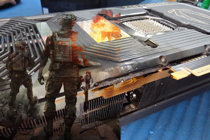 NVIDIA RTX 5090 вспыхнула во время игры в Battlefield 6 — это был не разъем питания