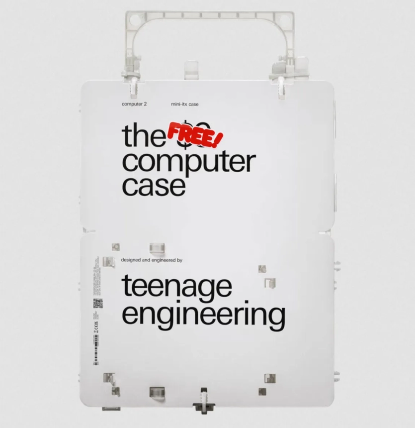 Teenage Engineering пропонує безплатні корпуси для ПК — Computer-2 швидко розбирають
