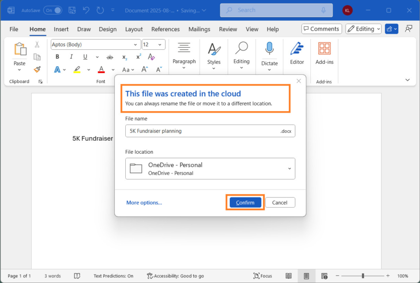 Нові документи Microsoft Word автоматично зберігатимуться в "хмарі"