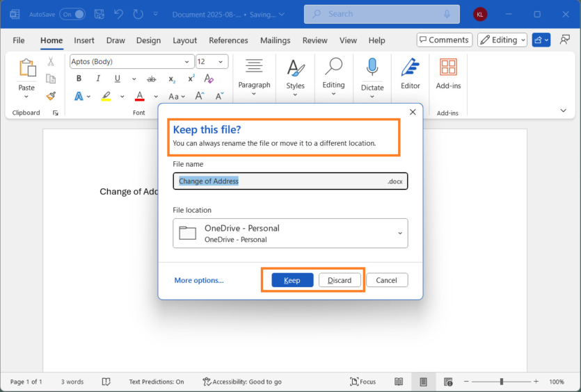 Нові документи Microsoft Word автоматично зберігатимуться в "хмарі"