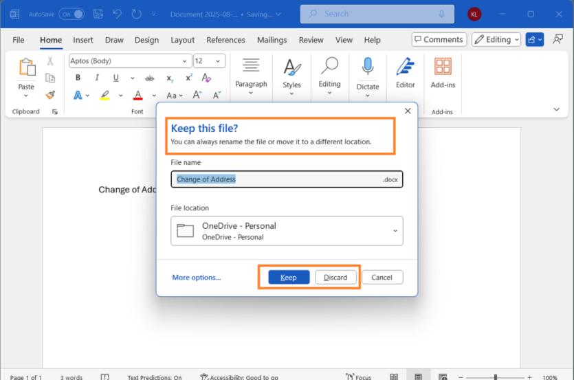 Нові документи Microsoft Word автоматично зберігатимуться в "хмарі"