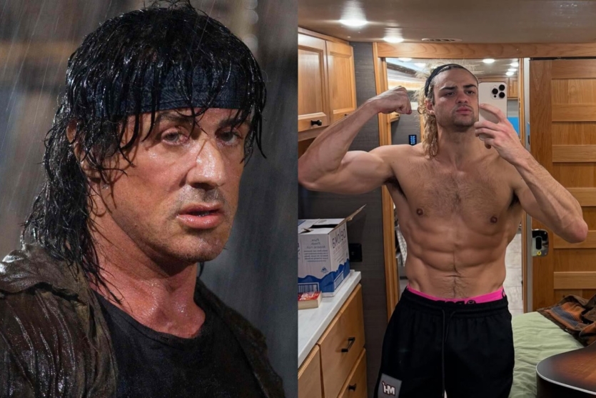 A first look at Noah Centineo's "new Rambo" from the backstage of the movie "Street Fighter"