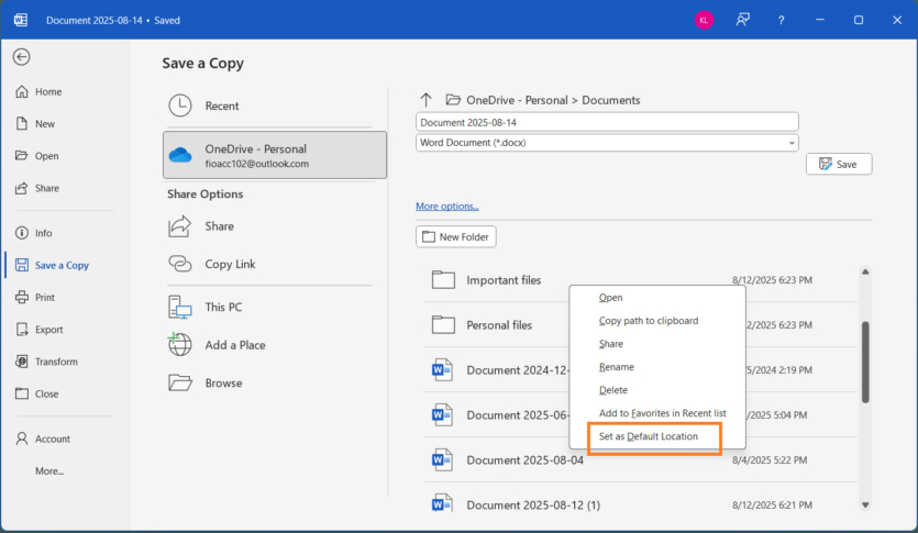 Нові документи Microsoft Word автоматично зберігатимуться в "хмарі"