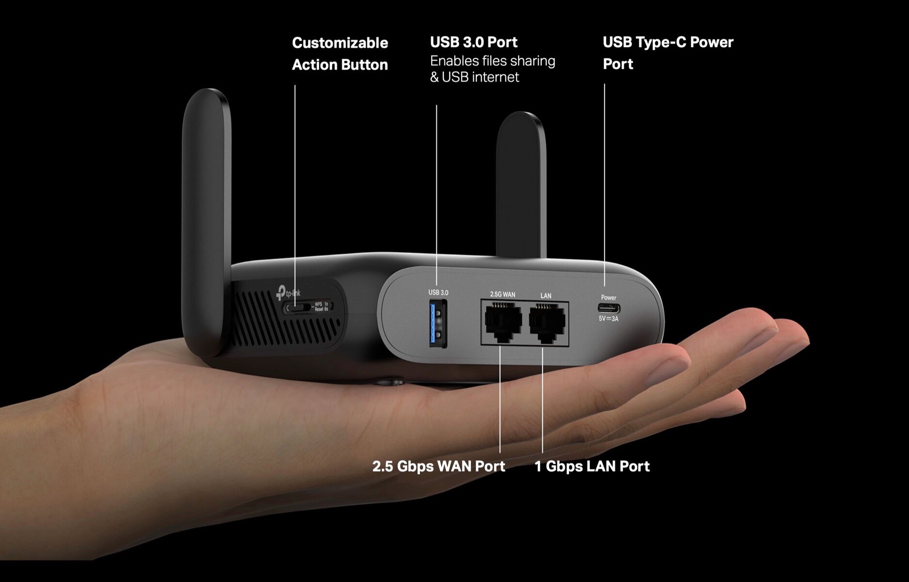 TP-Link представила портативний роутер Wi-Fi 7 BE3600: живлення від USB-C, до 90 підключених пристроїв