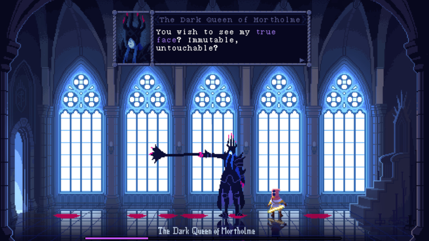 У Steam з'явилася The Dark Queen of Mortholme — Elden Ring в 2D, де грають за фінального боса