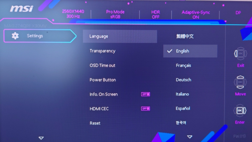 MSI MAG 274QPF X30MV