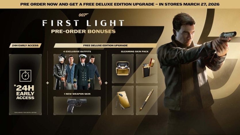 Зустріч Hitman з Uncharted? Перший повний геймплей 007 First Light і дата виходу