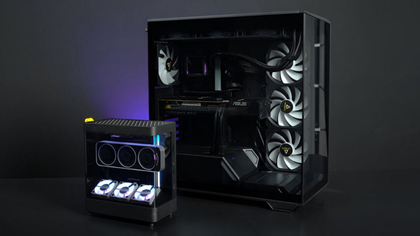 Десктопна NVIDIA RTX в ультракомпактному корпусі: знайомтеся, Wee Beastie Super Mini Fishtank