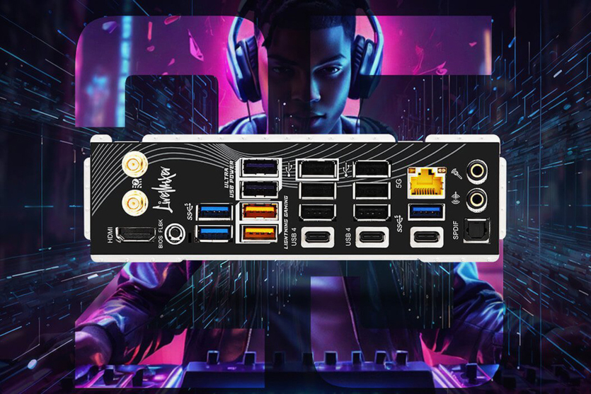 ASRock X870 LiveMixer WiFi: 25 разъемов USB на материнской плате за $230