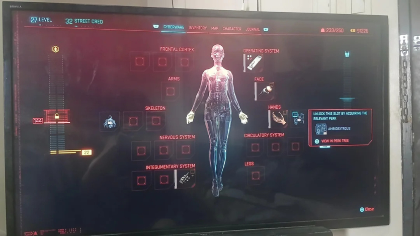 Гравець випадково пройшов Cyberpunk 2077 без покращень кіберімплантів