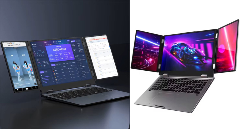 Трехэкранный ноутбук MAX16 с Intel Core i7-1260P стоит от $700