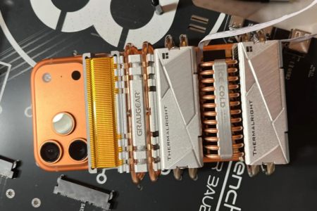 Модер обліпив iPhone 17 Pro Max радіаторами SSD: на 20% краща стабільність у 3D Mark та Apple ProRes
