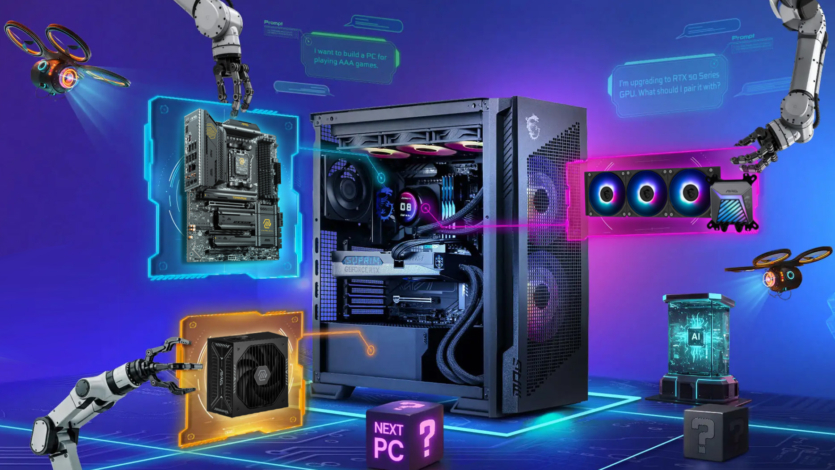 MSI представила EZ PC Builder: ШІ-помічник збирання ПК назвав Ryzen 9800X3D бюджетним та "витратив" $1700 на ПК за $1000