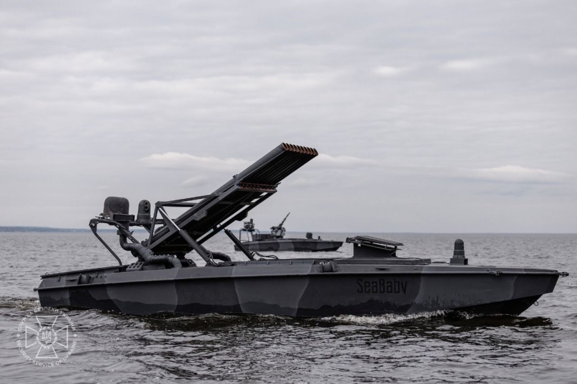 Плавучий “Град”: СБУ представила морський дрон Sea Baby з РСЗВ