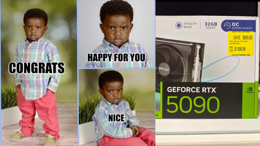 Найдешевша NVIDIA RTX 5090: геймер придбав відеокарту за $1399 у Walmart