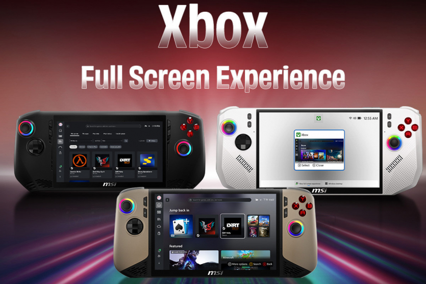 Консолі MSI Claw офіційно "стали Xbox" — компанія пояснює переваги повноекранного режиму