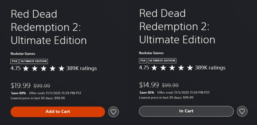 Sony знову тестує динамічні ціни на ігри — геймер показав різницю на прикладі свого акаунту та дружини