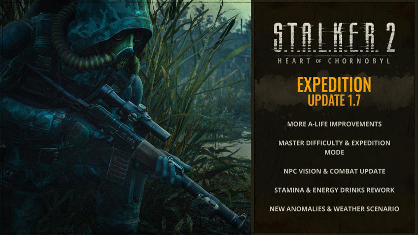 Вийшов S.T.A.L.K.E.R. 2 Update 1.7 Expedition — Zone Kit, кращий A-life та дуже багато геймплейних змін